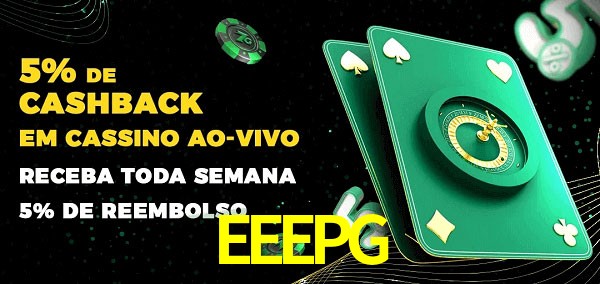 Promoções do cassino ao Vivo EEEPG